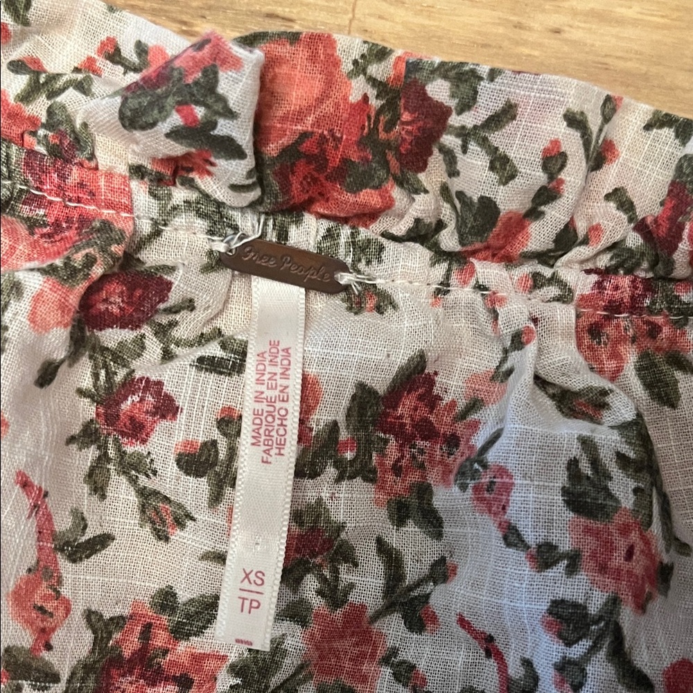 Free People Floral Boho Blouse - Picture 3 of 4